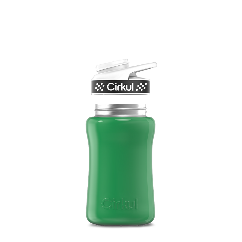 12oz. Stainless Steel Bottle & Comfort Grip Lid
